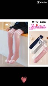 Tất Vớ Dài Cho Bé Gái Tất Đùi Bé Gái Tất Qua Gối Cho Bé Phong Cách Nhật Bản Hàn Quốc VG08