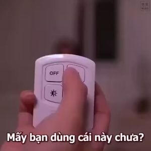 Bộ 3 Đèn Led Cảm Ứng Hồng Ngoại Siêu Sáng Thông Minh Dán Tường Tiện Lợi Gắn Tủ Quần Áo Tủ Bếp Tủ Rượu .... + Tặng Kèm Điều Khiển Có Hẹn Giờ.