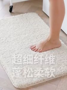 [CA STORE] High Plush Quality Plain Colour Thick Floor Mat Carpet Bathroom Floor Mat Absorbs Water Toilet Kitchen Living Room Bath Mat Doormat Floor Rug Carpet Alas Kaki Bilik Air Karpet Dapur 浴室防滑地垫吸水地毯