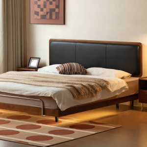 WEISHA | Storage Bed Baohaus Style Wooden Bed