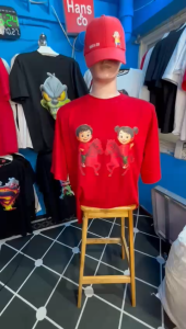 Kaos Pria Premium Motif 3Dimensi Anak Kuda Couple Animasi Tshirt Oblong Laki Hc0808 By hans & co Katun