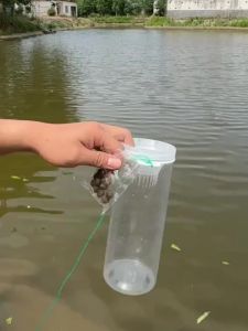 Bộ 3 Chai Câu Cá Di Động Bể Cá Ngoài Trời Bẫy Cá Cho Cắm Trại Vui Chơi Bắt Cua Tôm - Lưới Đánh Cá