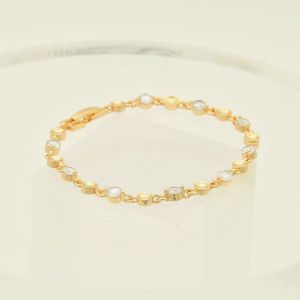 Hyl Jewelry 347B Gelang Titanium Wanita & Bangle Bracelet Terbaru Anti Karat