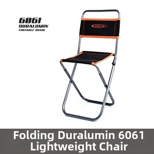 Camping Fishing Chair, Foldable Duralumin 6061 Backrest, Portable