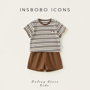 insbobo | Bộ Đồ Hai Mảnh Thời Trang và Sang Trọng cho Bé Trai Mùa Hè