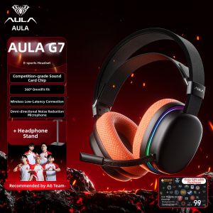 AULA | Gaming Wireless Bluetooth 7.1 Headset for FPS