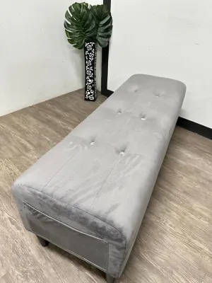 VC 4 FEET LONG STOOL BENCH CHAIR FABRIC OTTOMAN SOFA