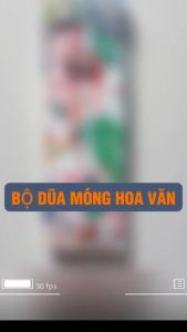 Bộ dũa móng hoa văn 2 mặt nhám dụng cụ chuyên dụng không thể thiếu của thợ làm nail – DDua003