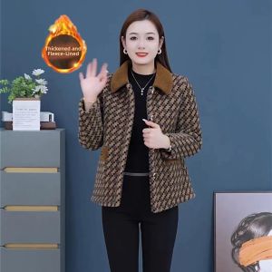 QIAOXIZI | Warm Wool Coat for Middle-aged Women 2025 Winter New Style