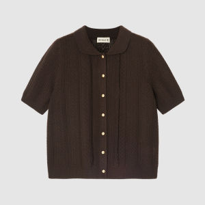 ICICLE | Coarse Woven Cashmere Knit Cardigan