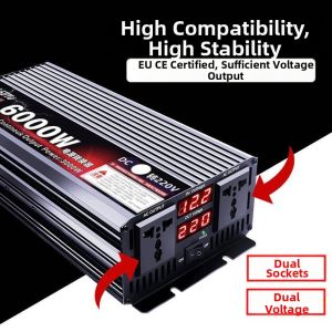BONINGYU | Pure Sine Wave Inverter Power Converter 220V Output