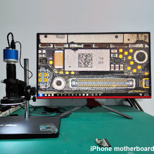 4K Industrial Microscope 215X: High Magnification Circuit Board Inspection & Mobile Phone Repair Tool