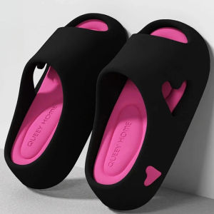 Platform Slipper Flip Flop Women Love Heart Cloud Outdoor Indoor Summer Soft Sandal Slides Ladies Home House Hotel Shoe Flat EVA