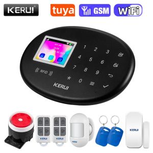 KERUI | KERUI W202 Hệ Thống Báo Động WiFi Gia Đình GSM Camera Giám Sát Với Cảm Biến Chuyển Động Máy Dò Tuya Thông Minh Ứng Dụng Điều Khiển Chống Trộm Bộ An Ninh