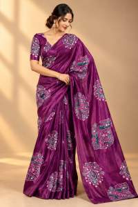 Modal silk Ajrak prints pink |celebrate inspired Suitable for festive occasions and cultural events.premium crep with real mirrors