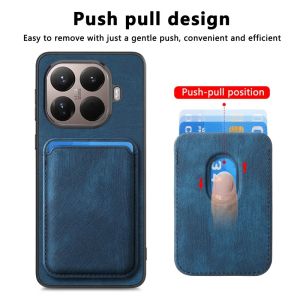 For Magsafe Leather Case for Xiaomi 15T Pro Magnetic Detachable 2 in 1 Wallet Card Pocket Cover for Xiaomi Mi15 T 15Tpro