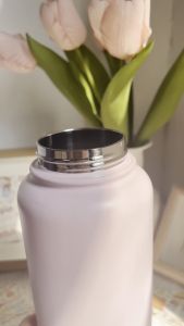 LINBAI Flask Straw Lid Cap and Silicone Boot for Wide Mouth Water Bottles Leak Proof Replacement Straw Lid Cover Tumbler Accessories