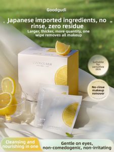 Goodgudi | Facial Eye & Lip 3-in-1 Makeup Remover Wipes