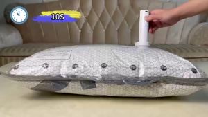 Vacuum Bags for Travel with Rechargeable air Pump Carry-on Size Compression Packing Bags for Luggage and Suitcase Space Saver