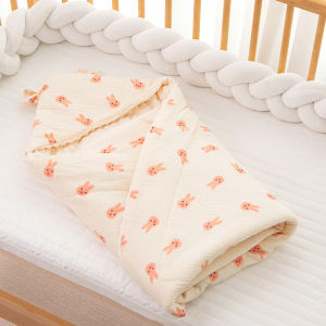 ผ้าห่มเด็กผ้าฝ้ายแท้สำหรับฤดูใบไม้ร่วงและฤดูหนาวสำหรับเด็กแรกเกิดและเด็กวัยเตาะแตะที่กำลังคลอดในห้องคลอด ผ้าห่มเด็กทารกสำหรับเดินทางในฤดูหนาว