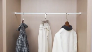 Extendable Adjustable Punch-Free Multifunction Shower Curtain Wall Adhesive Chest ClosetHanging Rod