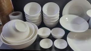 BỘ TÔ CHÉN DĨA GỐM SỨ LA HÁN (GỒM 3 TÔ BẦU 4 DĨA SÂU 10 CHÉN CƠM 2 CHÉN MẮM 2 DĨA TƯƠNG)