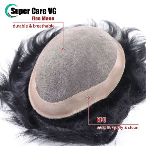 6*8/ 6*9/7*10/8*10 Breathable Lace With PU Toupee Men Invisible Lace Front Mens Wig Human Hair Toupee Mens Replacement Systems