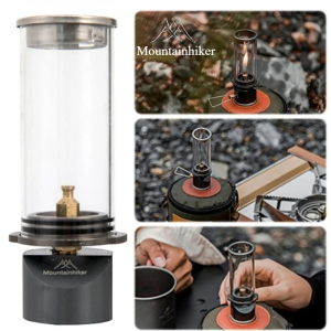 MOUNTAINHIKER Upgrade Camping Gas Lantern Tent Night Lights Multi-Function Butane Gas Light Lantern Windproof Portable Picnic