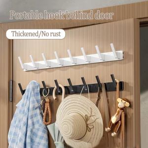 [Ship in 24hours] Bathroom Wall Hooks No Drilling Wall Hook Door Hooks Clothes Hangers Hanging Hook for KitchenBathroomToilet Cabinets Wardrobes Balcony