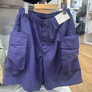 กางเกงขาสั้นลำลองชายผ้าไนลอนฤดูร้อน กางเกงขายาวทรงตรงสำหรับใส่ไปทำงานกลางแจ้ง กางเกงขายาวชาย ชุดเสื้อผ้าสำหรับเยาวชน