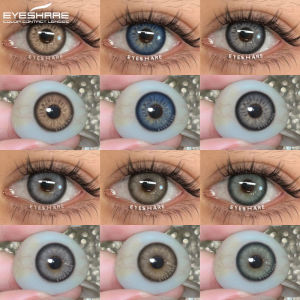 EyeShare | EYESHARE 2Pcs Color Contact Lenses for Eye Gray Lenses Beauty Pupils Cosmetic Colored Lenses Colorcon Green Eye Lens Blue Lenses