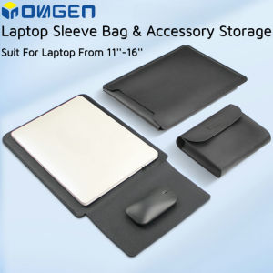 INOVAGEN กระเป๋าแล็ปท็อปปลอกพกพากระเป๋าอุปกรณ์เสริมแบบพกพาบางเฉียบที่เก็บของอะแดปเตอร์และอุปกรณ์เสริมอื่นๆ ราคาที่สบาย