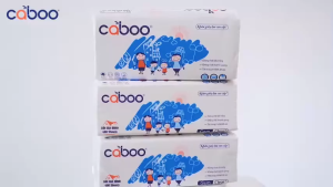 Giấy Ăn Rút Cao Cấp CABOO Gói Nhỏ 4 Lớp Dai Mềm Mịn Thấm Hút Tốt Lau Dầu Mỡ An Toàn sức khỏe
