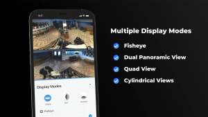 Reolink FE-P 6MP 360° Panoramic Indoor Fisheye PoE Camera with Built-in Siren & Two-Way Audio