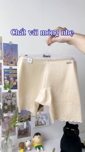 Quần gen bụng iBasic lưng vừa phối ren P-GEN023