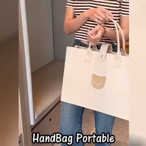 YooWoo Tas jinjing / Tas beruang / Shoulder Bag / Hand Bag / Tas Cewe / Tote Bag Aesthetic / Tas Totebag Wanita Terbaru 2025