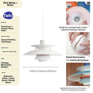 Scandinavian Simple Solid Wood Wind Pendant Light