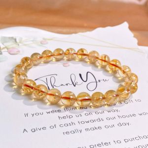 【现货】 8mm 黄水晶手串|招财聚福 × 财富能量 × 自信魅力|8mm Citrine Bracelet|Wealth • Fortune • Confidence