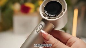 พัดลมพกพา พัดลมมือถือ ความเร็วสูง จอแสดงผล LED ปรับความเร็วได้ USB พัดลมมือถือ พัดลมเทอร์โบพกพา พัดลมมินิ ลมแรงมาก