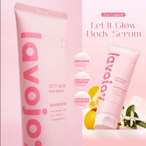Lavojoy Let It Glow Orange Blossom Body Serum Skin Brightening Upgraded Version | Body Lotion untuk Mencerahkan dan Melembabkan kulit dengan Niacinamide + Ceramide + Vitamin E
