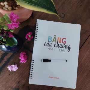 Luyện tập bảng cửu chương có thể viết xóa dễ dàng