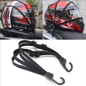 Widened Motorcycle Helmet Luggage Elastic Fixed Rope / Retractable Four Legged Fork Elastic Strap Rope / Universal Motorcycle Accessories