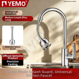 YEMO | Splash Guard Flexible Rotary Pressure Boosting Water Tap Extension