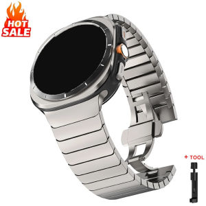 Luxury No Gap Titanium Alloy Metal Strap for Samsung Galaxy Watch 47mm Ultra 2025 Men Women Strap for Galaxy Watch Ultra 2024