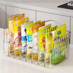 Multi-functional Partitioned Seasoning Storage Box
