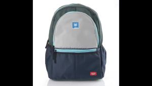 Tas Ransel Anak Laki Laki Perempuan Usia TK - SD Navy Comby - Free Raincoat INFIKIDS