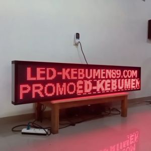 Running text outdoor 200x40cm single color P10