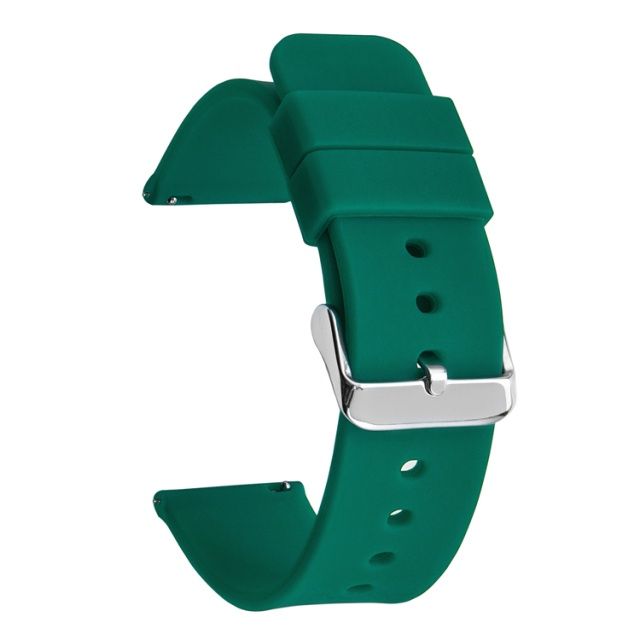 Zhangeer Quick Release Pins Silicone Watch Strap 18mm 20mm 22mm 24mm Waterproof Soft Rubber 8456