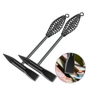 1PC Spring Handle Welding Chipping Hammer Electric Welding Rust Removal Pointed Hammer Durable Hardware Tool for Professionals
