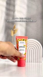Kelaya Hair Expert Damage Keratin Cream 50g Masker Rambut Untuk Rambut Rusak dan Kering